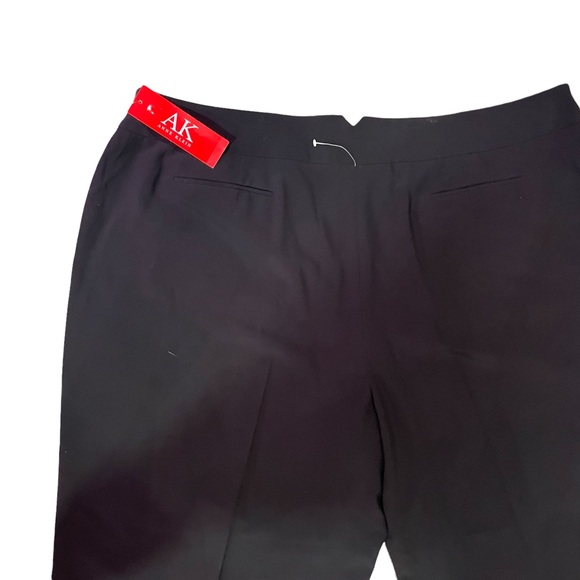 AK ANNE KLEIN NWT PLUS SIZE CONCORD BLACK PANTS STRETCH 24W - Picture 11 of 15